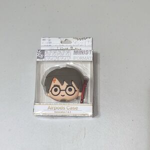 HARRY POTTER AIRPODS CASE 1st and 2nd Generation Silicone w Clip Wizarding World